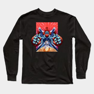 Mecha Demon vs World Warrior Long Sleeve T-Shirt